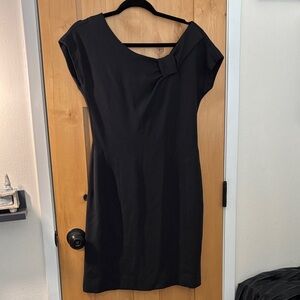 Banana Republic Elegant One Shoulder Dress in Black